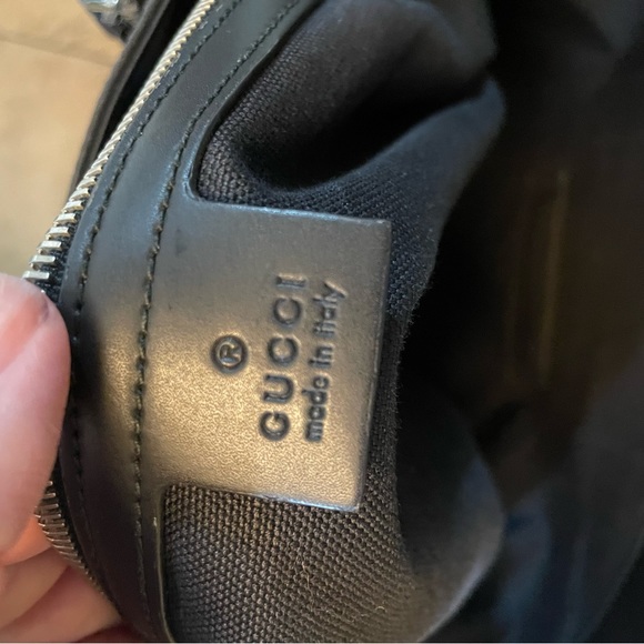 HUGE SALE!🎉Gucci Web Tote Bag GG Supreme Black with Navy and Red - Picture 5 of 6